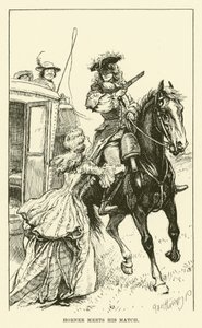 Horner trifft auf seinen Gegner (Gravur) von Paul Hardy