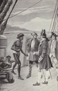 "Ich habe noch nie zuvor Eingeborene eines Ortes getroffen, die so erstaunt waren, ein Schiff zu betreten"