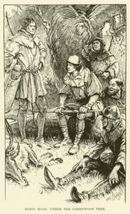Robin Hood, unter dem Grünholzbaum