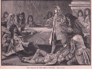 Der Tumult im Geheimen Rat, 1711 von Paul Hardy