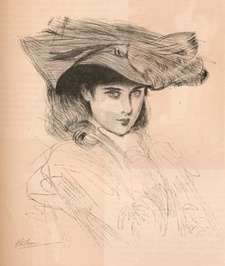 Porträt der Tochter des Künstlers, ca. 1879-1903 von Paul Helleu