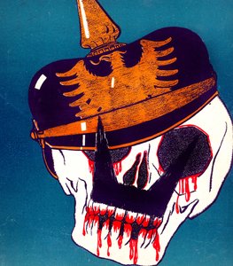 Karikatur von Kaiser Wilhelm, 13. April 1916 von Paul Iribe