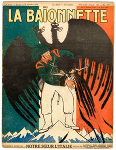 Cover von „La Baionnette“, Satirisch in Farben