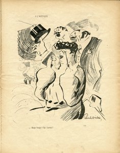 Illustration von Paul Iribe (1883-1935) in Die Wildente
