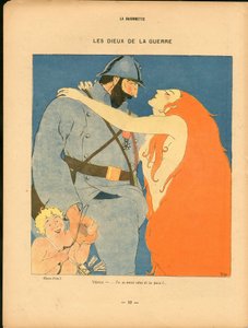 La Baionnette, Satirisch in Farben von Paul Iribe