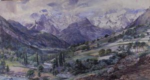Ein Alpenblick von Paul Jacob Naftel