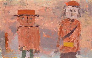Ein Brautpaar im Herbst ihres Lebens von Paul Klee