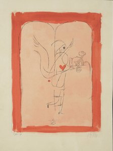 Ein Genie serviert ein kleines Frühstück, 1920 von Paul Klee