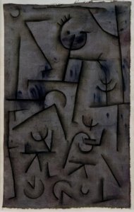 Bacchanal in Rotwein von Paul Klee