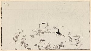 Belebter Strand, 1926 von Paul Klee