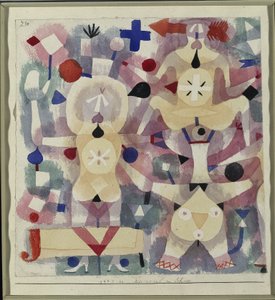 Karneval im Schnee von Paul Klee
