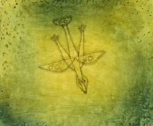 Herabstoßender Vogel von Paul Klee