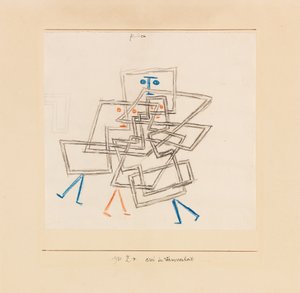 Drei in Verworrenheit, 1930 von Paul Klee