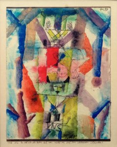 Es soll sich der Herr auf uns, nicht wir auf ihn verlassen von Paul Klee