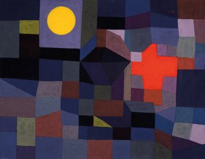 Feuer bei Vollmond