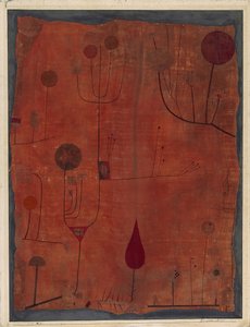 Früchte auf Rot, 1930 von Paul Klee