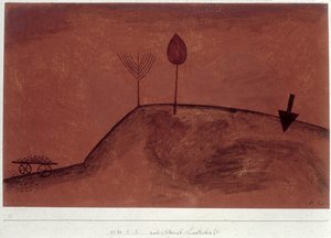 Landschaft im Nachglühen von Paul Klee