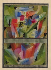 Landschaft bei E. in Bayern, 1921 von Paul Klee