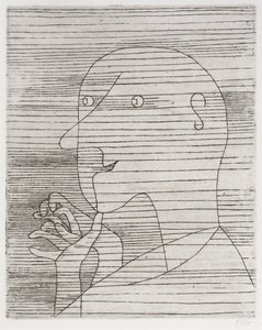 Rechnender Greis von Paul Klee