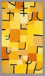 Zeichen in Gelb, 1937 von Paul Klee