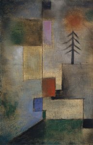 Kleines Bild von Tannen, 1922 von Paul Klee