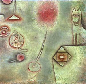 Stilleben mit Tierstatuette von Paul Klee