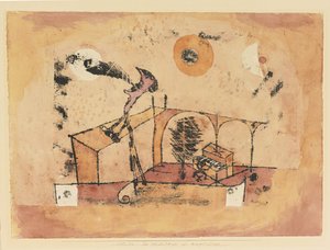 Der heroische Tenor als Konzertsänger, 1922 von Paul Klee