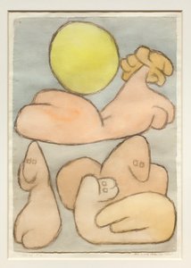 Der Torso und ihre Familie mit dem Vollmond von Paul Klee
