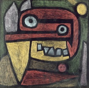 Ohne Titel (Maske: wildes Tier) ca. 1939 von Paul Klee