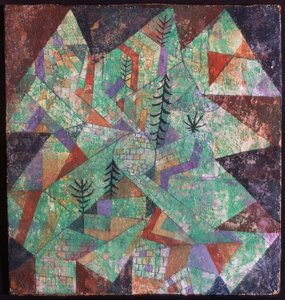 Wald Bau von Paul Klee