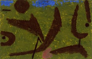 Was am Fuße von Chamonix geschah von Paul Klee
