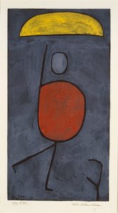 Mit einem Regenschirm von Paul Klee