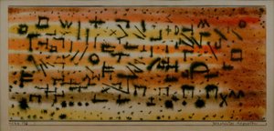Zerstörtes Ägypten von Paul Klee