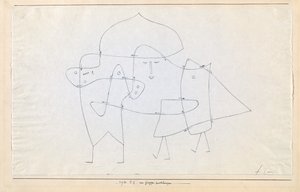 Zur Gruppe geschlungen, 1930 von Paul Klee
