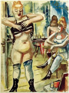 Beim Ankleiden von Paul Kleinschmidt