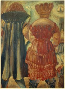 Stehende Frauen von hinten von Paul Kleinschmidt