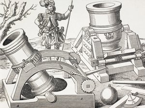 Mörser des 16. Jahrhunderts auf beweglichen Lafetten von Paul Lacroix