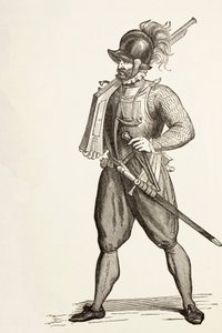 Arkebusier des 16. Jahrhunderts von Paul Lacroix
