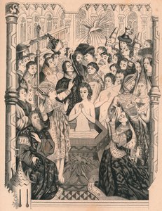 Taufe von König Chlodwig I., 15. Jahrhundert, 1849