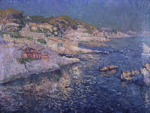 Die Klippen an der Küste von Marseille