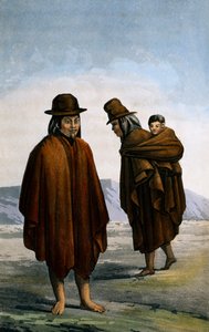 Ebenenindianer von Bogota, Gravur von Paul Legrand von Paul Legrand