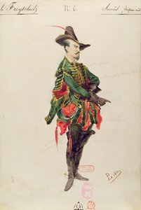 Kostüm des Jägers Samiel für die Oper 