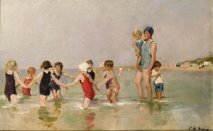 Kinder beim Baden