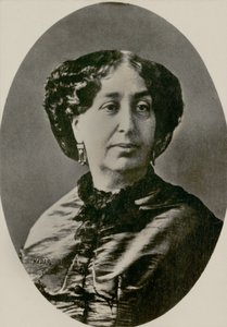 Porträt der Schriftstellerin George Sand von Paul Nadar