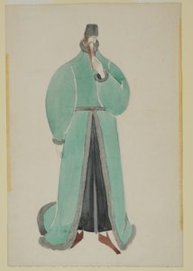 Kostümentwurf für eine Figur in König Lear