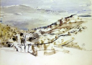 Landschaft im Entstehen, Nr. 3 von Paul Nash