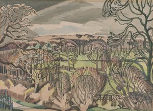 Landschaft bei Fulmer, Buckinghamshire von Paul Nash