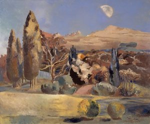 Landschaft des ersten Mondviertels