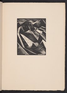 Das Erscheinen des Trockenen Landes, Illustration aus "Images of War... Poems" von Richard Aldington