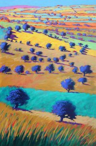 Cotswolds Richtung Bredon von Paul Powis